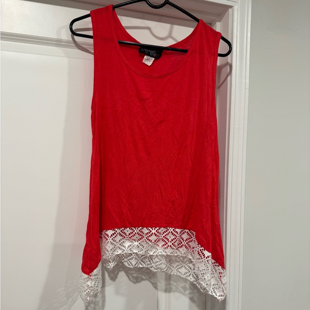 Women’s Tunic/Tank in Red! Size XL!!